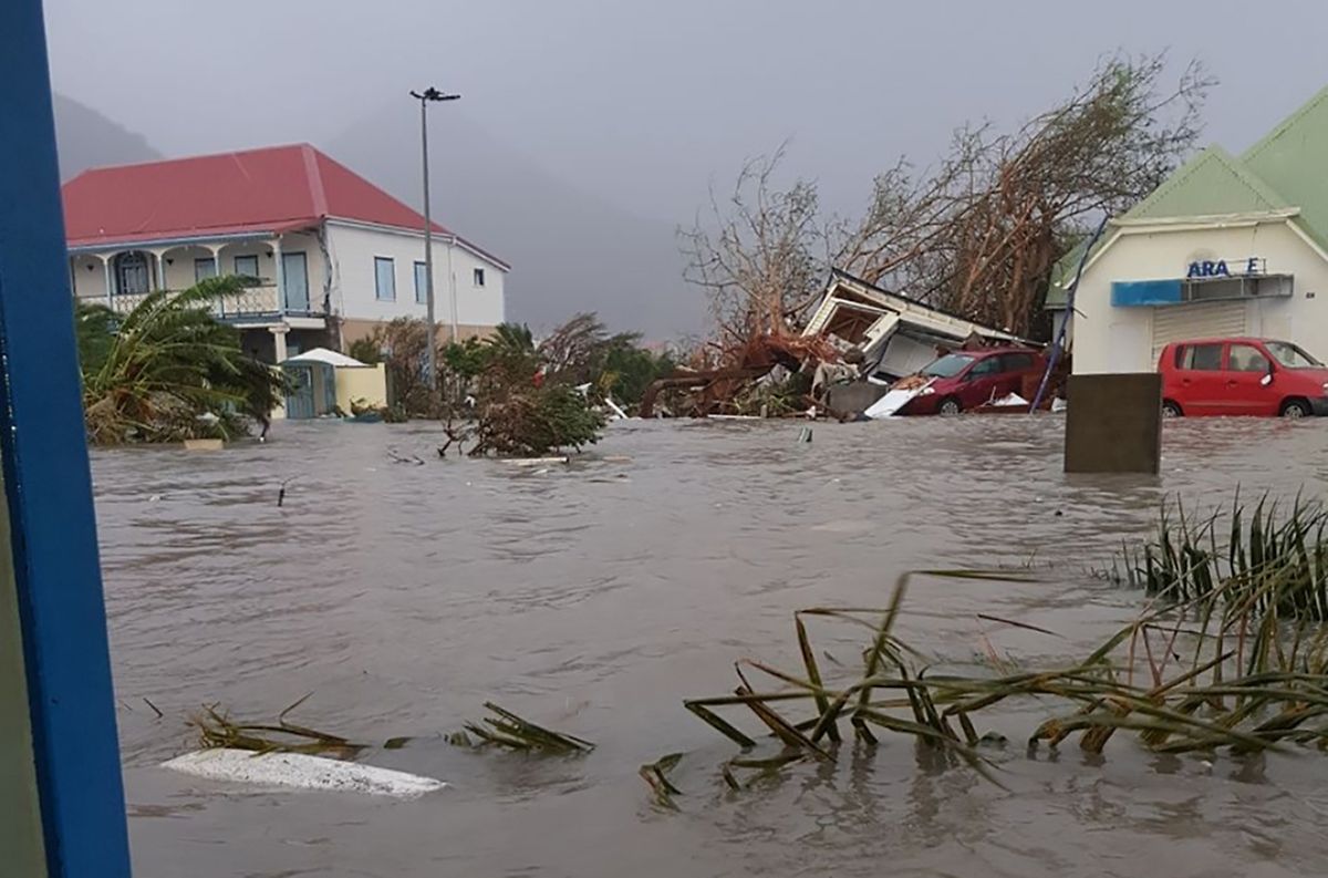 Auf der französischen Insel St. Martin sind die Schäden hoch.
 / 