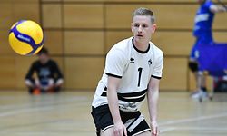 Loic Peters, Volley Bertrange. Volley-ball – Novotel Ligue - Volley Bertrange - VC Lorentzweiler - Centre culturel et sportif Atert Bertrange - foto : Stéphane Guillaume