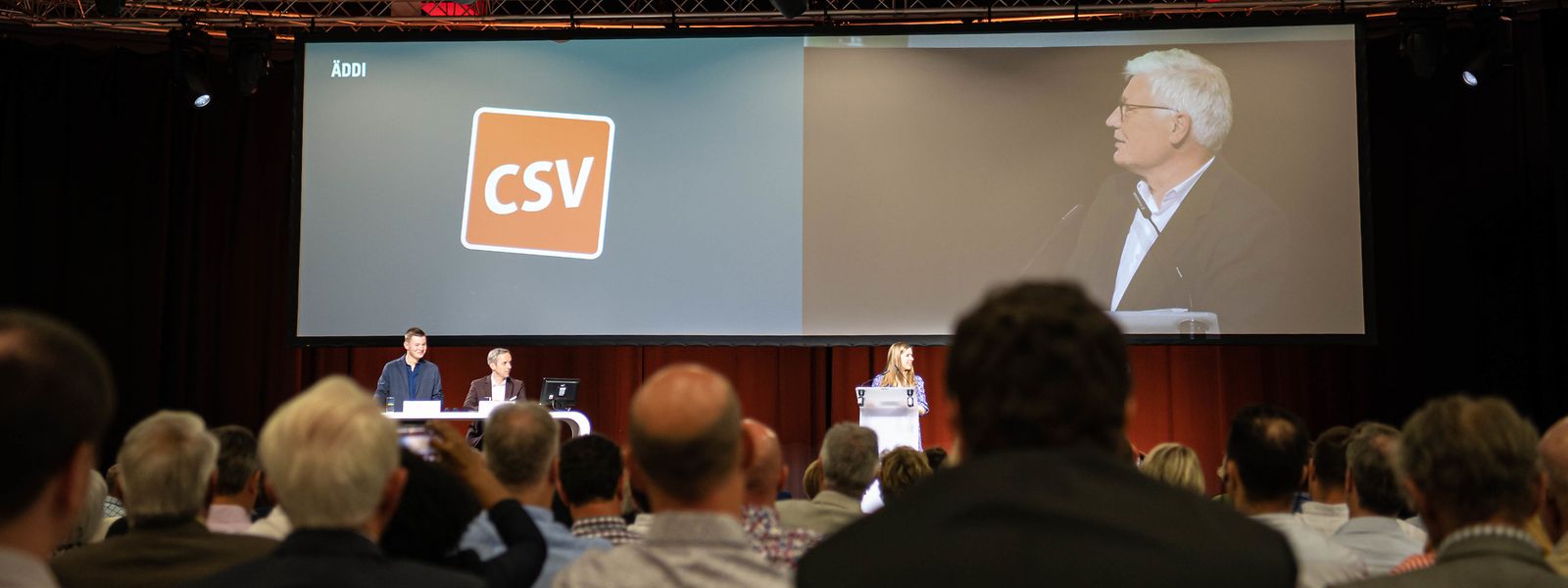 Lors du congrès du CSV ce samedi, le parti a présenté son nouveau logo.