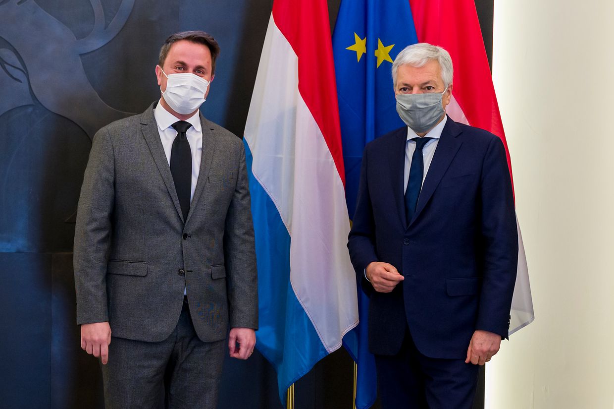 Premierminister Xavier Bettel traf sich am Montagmorgen mit EU-Justizkommissar Didier Reynders.