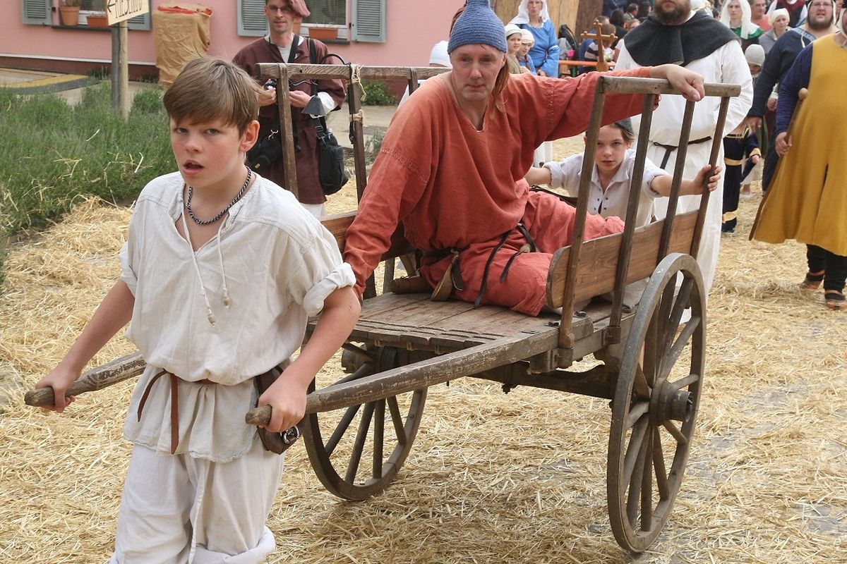 Eindrücke vom Mittelalterfest in Düdelingen.