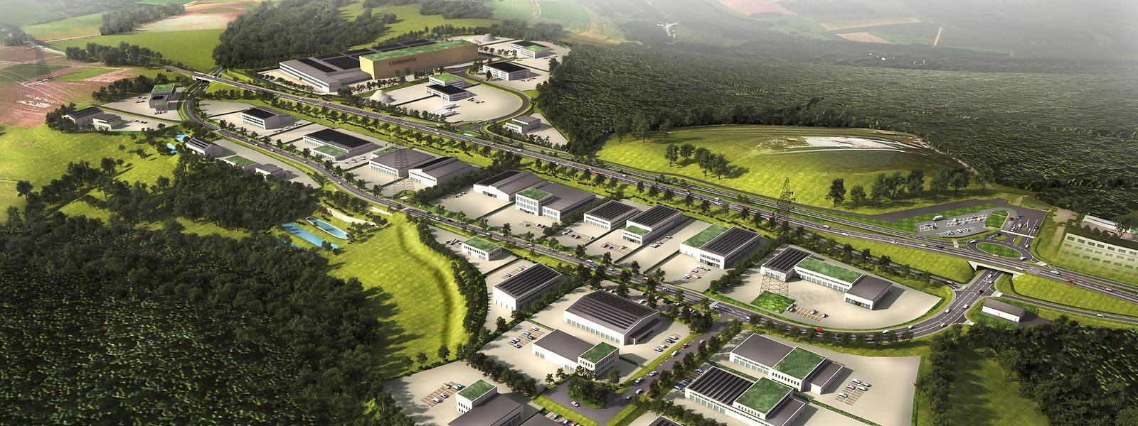 45,7 Hektar umfasst das künftige Gewerbegebiet insgesamt.