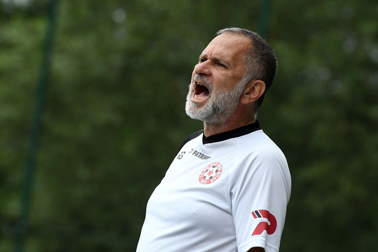 Giuseppe Gianetto, le coach des minimes de Merl Belair.