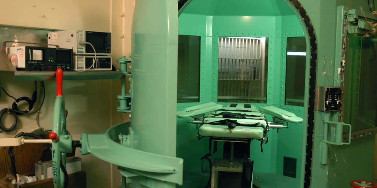 Eine Exekutionszelle im kalifornischen Gefängnis Saint Quentin: In den USA schwindet der öffentliche Rückhalt für die Todesstrafe.