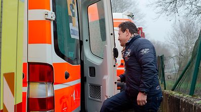 Reportage, Versteigerung von altem Feuerwehrmaterial und Krankenwagen, Lintgen, 25.01.2020, Foto: Laurent Ludwig