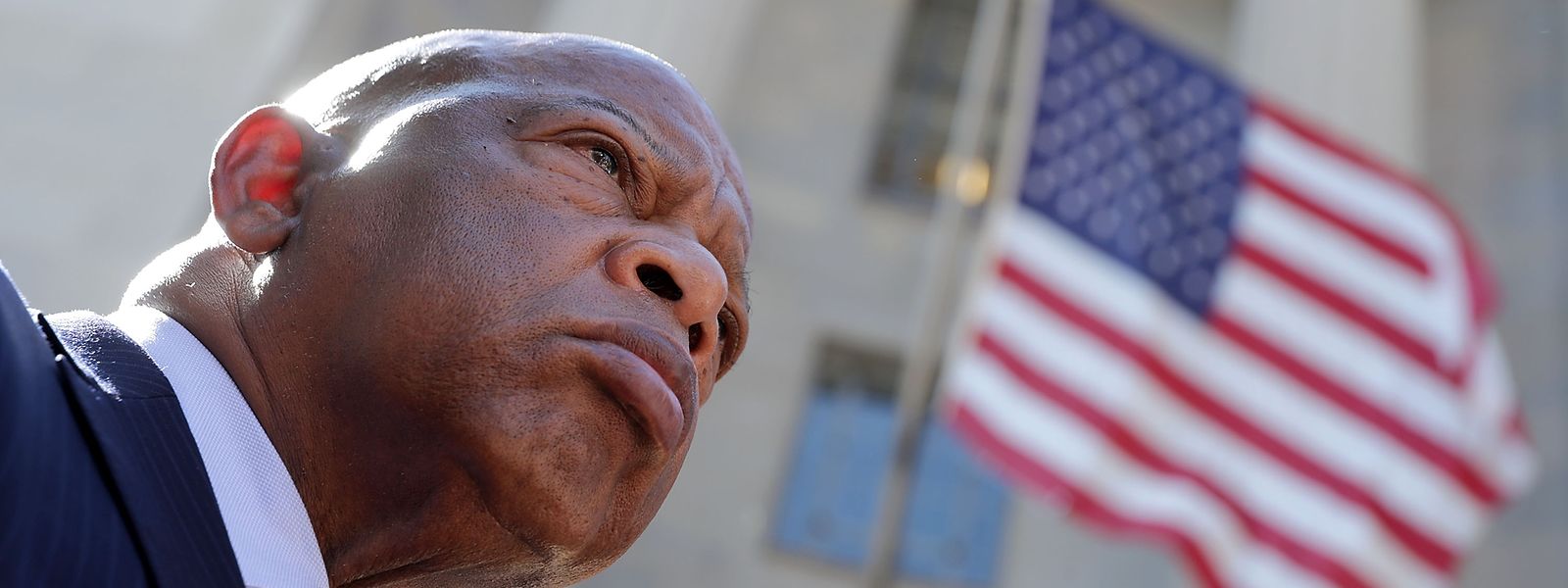John Lewis im Jahr 2016 vor dem Kapitol in Washington D.C.