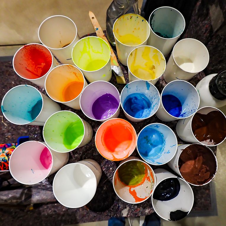 Action Painting Marco Weiten - espace H2O - Differdange -  - 24/09/2020 - photo: claude piscitelli