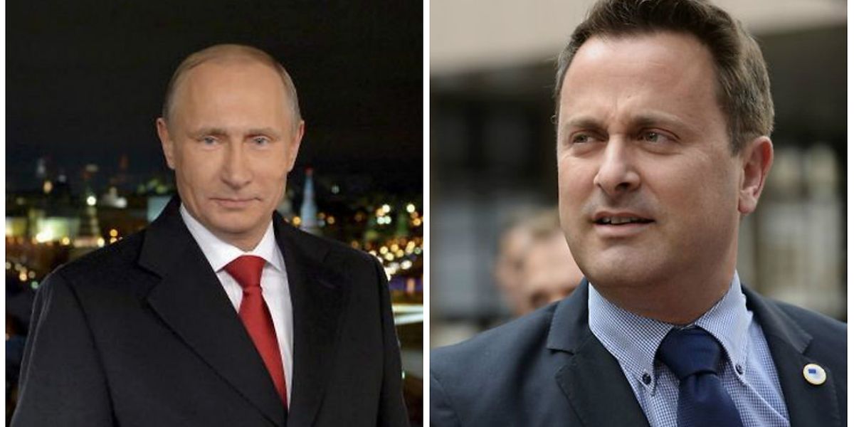 Vladimir Poutine et Xavier Bettel se rencontreront les 5 et 6 octobre 2015