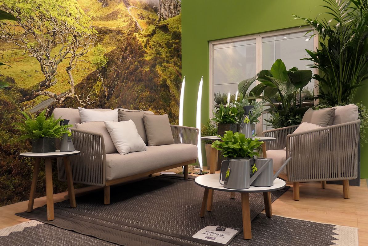 Wohnzimmer unter freiem Himmel: Die Möbel sind auch 2019 hochwertig - und echte Hingucker.