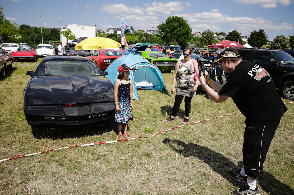 Noch bis Sonntag sind die US-Boliden in Stadtbredimus zu bestaunen.
