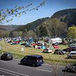 Campement et barbecue de la communaut� Portugaise, au Quatre Vents, avant la procession de la Fatima a Wiltz, le 05 Mai 2016. Photo: Chris Karaba