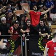 Fans des FC Differdingen/ Futsal Coupe de Luxembourg, Pokal, Finale, Saison 2015-2016 / 28.03.2016 /ALSS Munsbach - FC Differdingen 03 / d'Coque (Gymnase), Luxemburg-Kirchberg /Foto: Ben Majerus