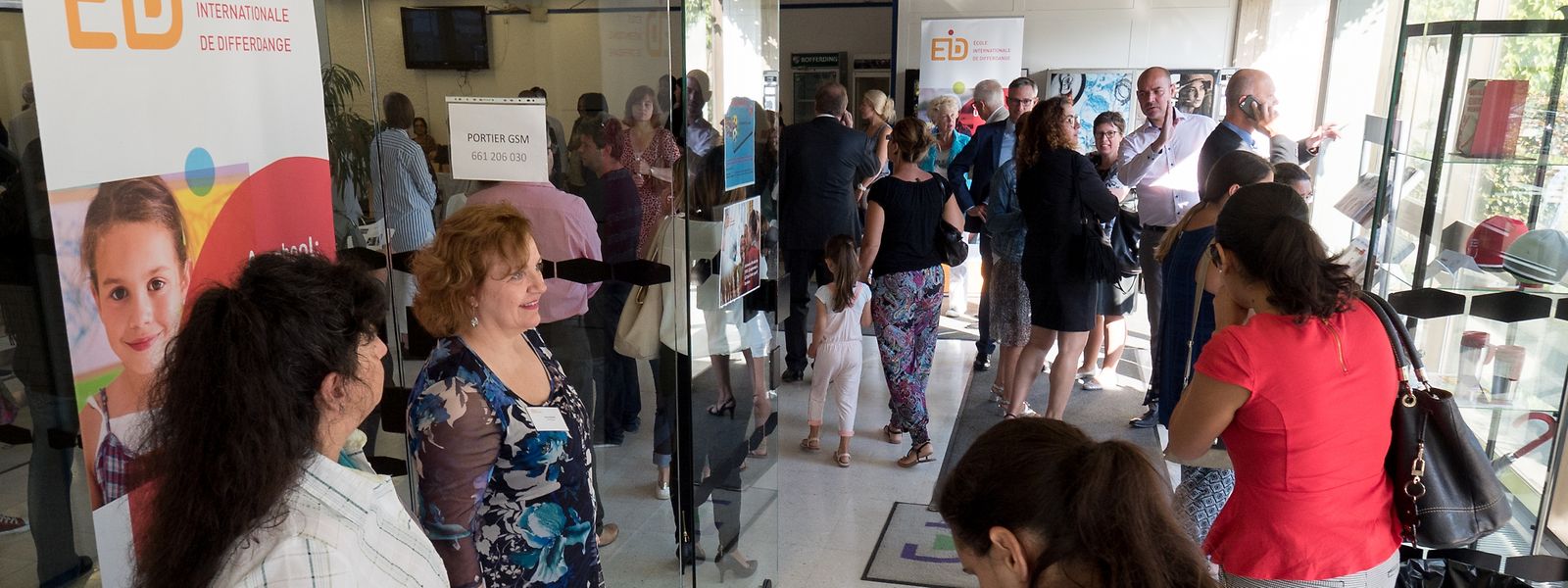 A escola internacional de Differdange é uma das escolas com sessões de esclarecimento sobre o ensino europeu.