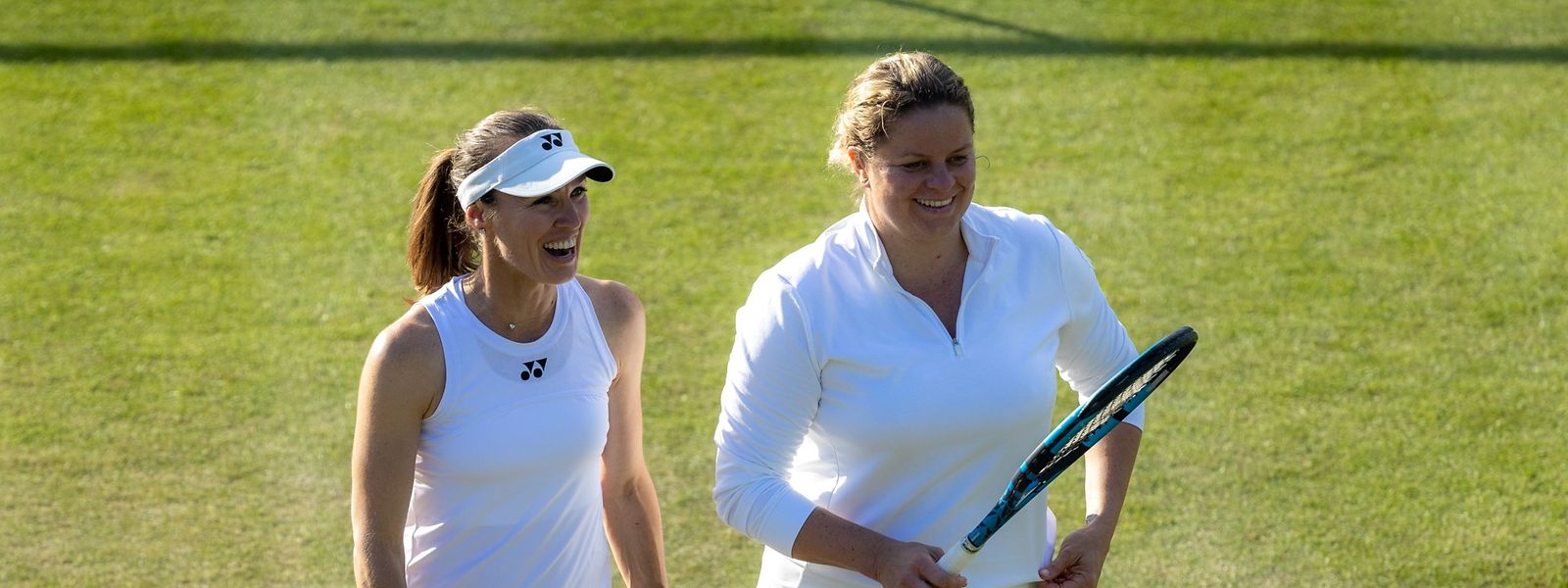 Martina Hingis und Kim Clijsters (r.) zählen zu den weltweit bekanntesten Ex-Spielerinnen.