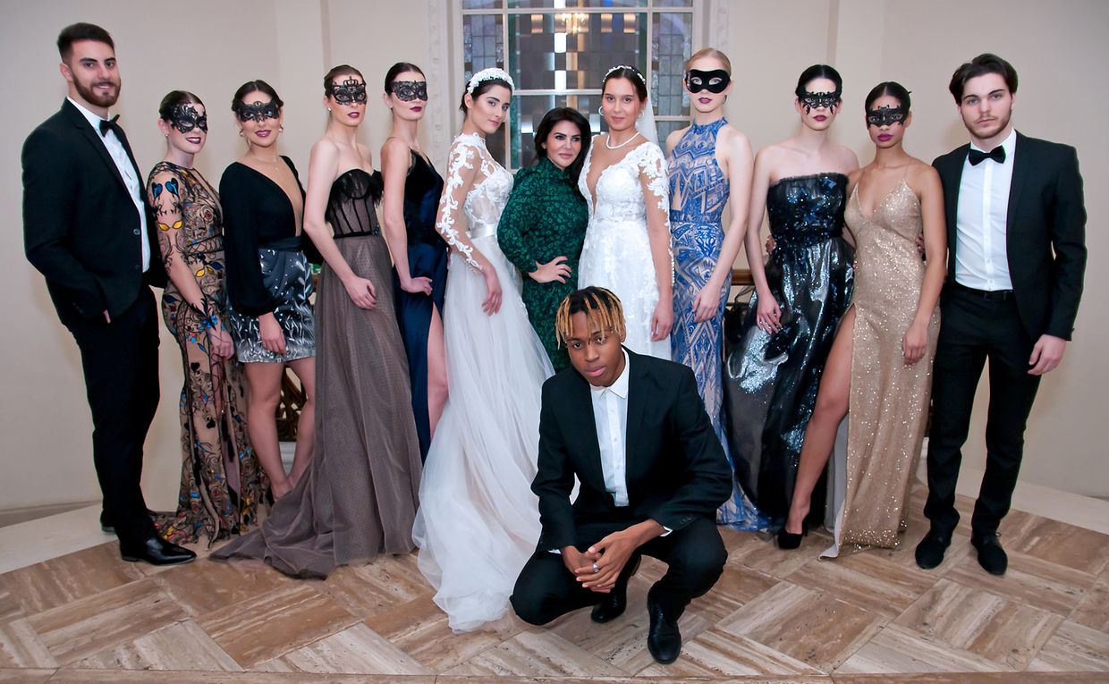 Eine Modenschau mit Kleidern von Biancaneve Bridal Boutique ware wohl der Höhepunkt des Abends.