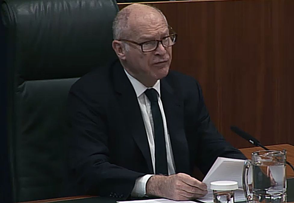 President of the Supreme Court David Neuberger as he delivers judgement