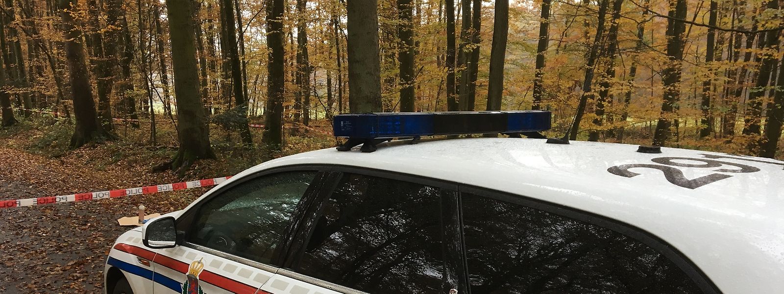 Der Fundort der Leiche wurde weiträumig abgesperrt.