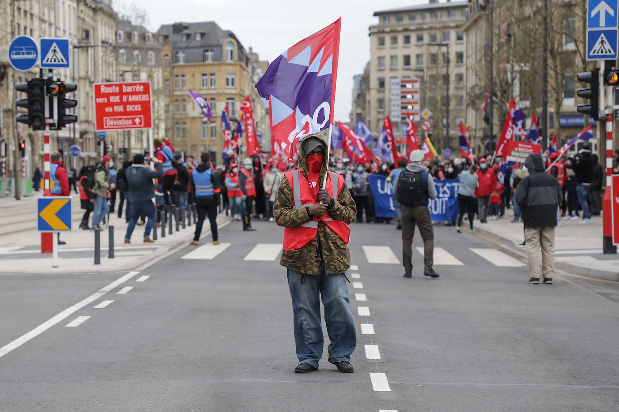 Am Samstag wurde in Luxemburg für das Recht auf Wohnen demonstriert.