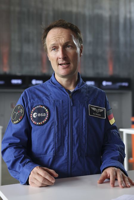 O astronauta Mathias Maurer residiu seis meses na Estação Espacial Internacional. 