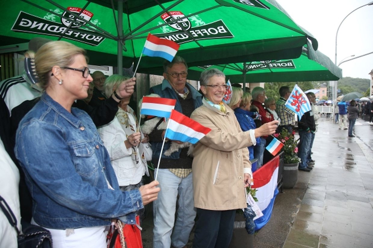 Das großherzogliche Paar in Bad Mondorf.