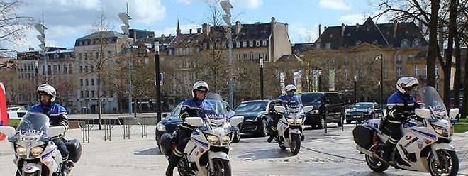 Chaque mouvement effectué à Metz ce jeudi était surveillé de très près.