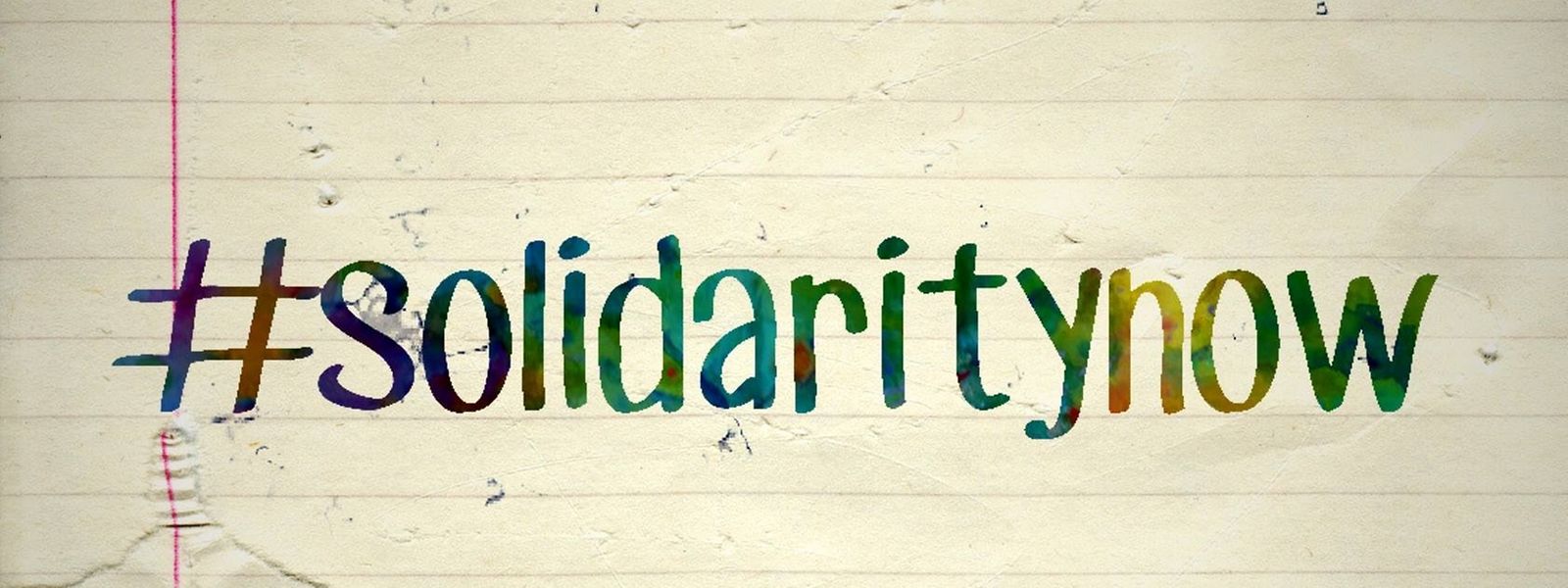 Unter dem Motto #solidaritynow rufen die Jugendorganisationen zu einer Kundgebung auf.