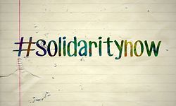 Unter dem Motto #solidaritynow rufen die Jugendorganisationen zu einer Kundgebung auf.