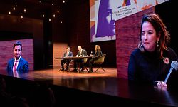 IPO , Dudelange , Opderschmelz , Streitgespräch Nora Back vs Nicolas Buck , Foto: Guy Jallay/Luxemburger Wort