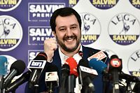 Die erste Geige im starken italienischen Rechtslager spielt nun Matteo Salvini von der Lega Nord, die auf 18 Prozent der Stimmen kam.
