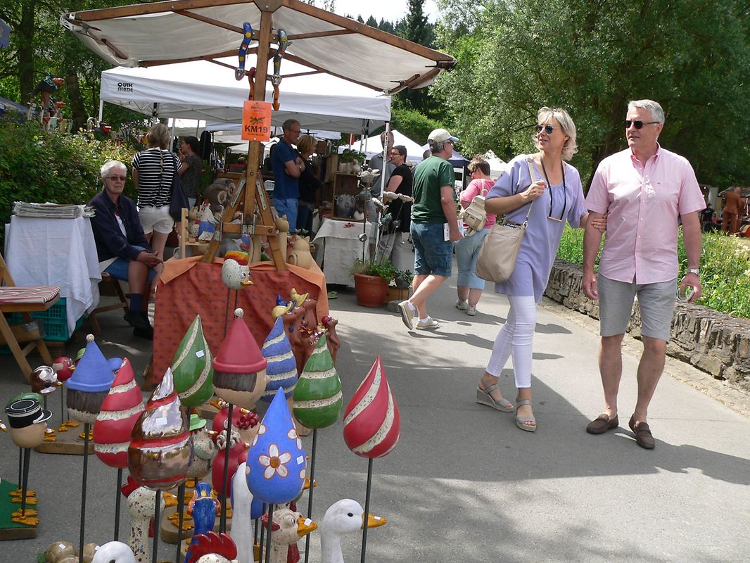 Kunst bewundern, anfassen, ausprobieren und erwerben: Im Kiischpelt waren der Fantasie an Nationalfeiertag erneut keine Grenzen gesetzt.
