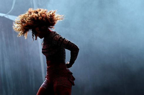 Blaya, member of the Portuguese band Buraka Som Sistema, performs at Mares Vivas Festival 2015, in Vila Nova de Gaia, north of Portugal, late night, 17 July 2015. JOSE COELHO/LUSA