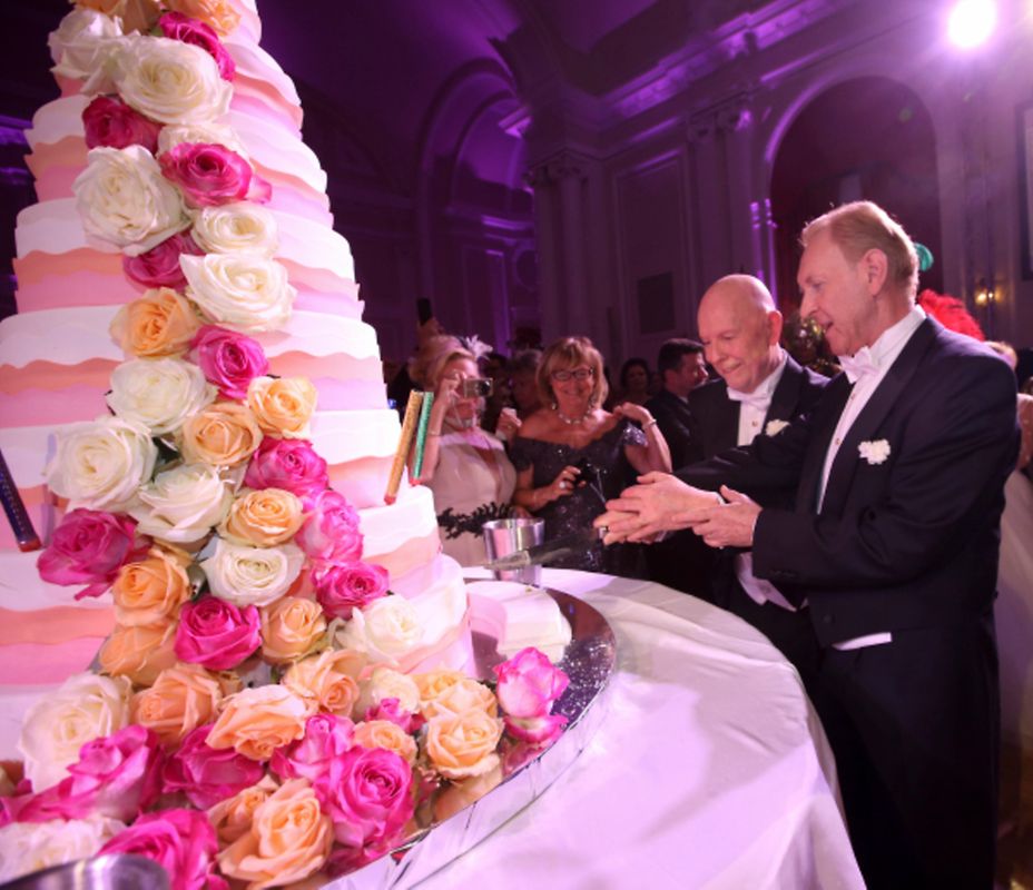 Hochzeit von Pierre Dillenburg und Roland Hübsch im Cercle.