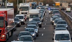 12.10. Stau / Autobahn A3 / Düdelinger Autobahn / Grenzgänger / Frontaliers / Foto: Guy Jallay