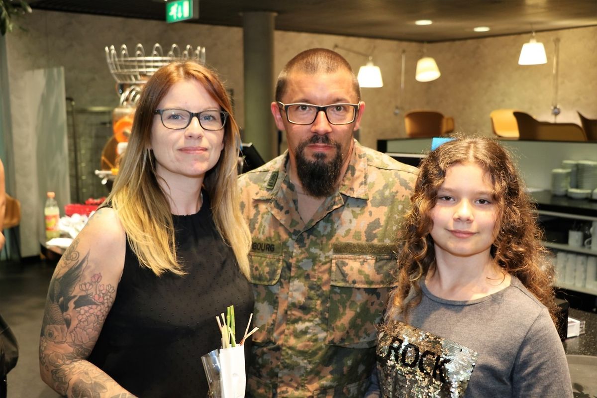 Des larmes de joie ont jailli samedi soir à l'accueil des 23 soldats de retour de mission au Kosovo.