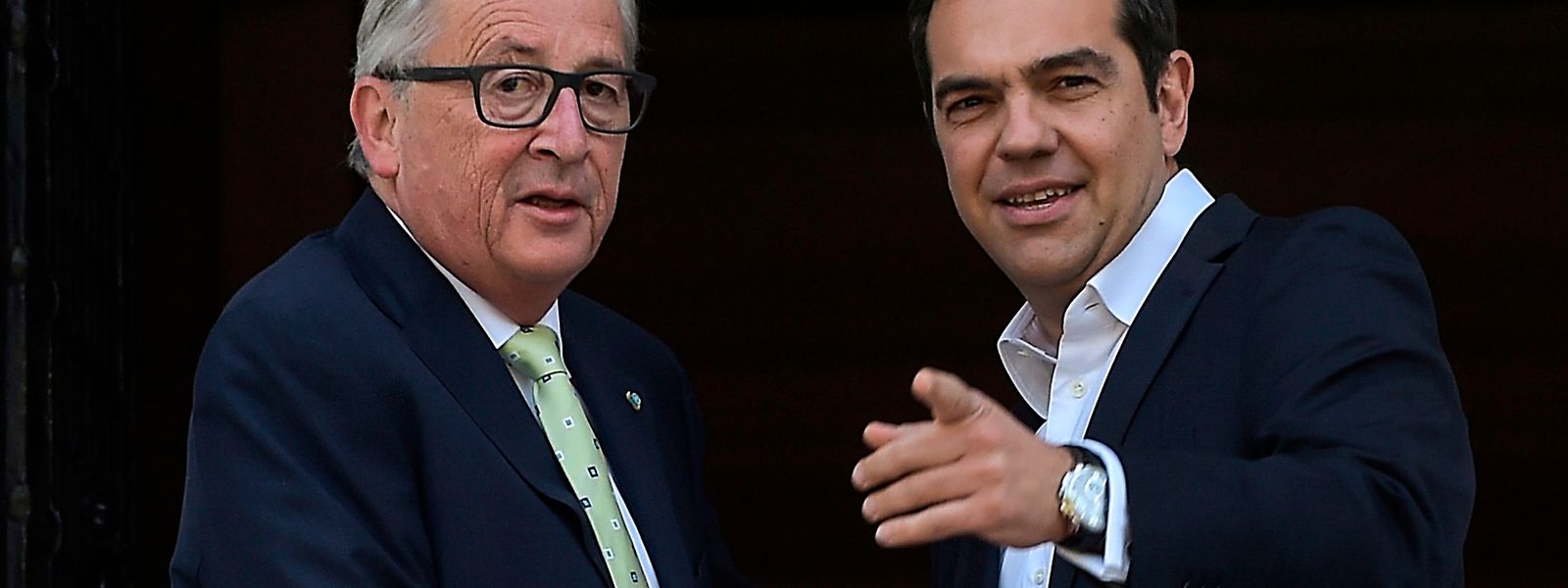 Jean Claude Juncker traf am Donnerstag den griechischen Premierminister Alexis Tsipras.
