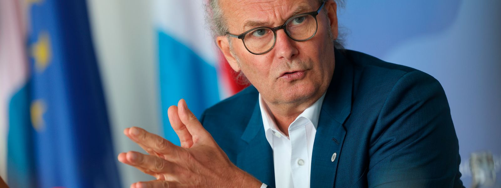 Energieminister Claude Turmes stellt den aktuellen Gasnotfallplan vor.