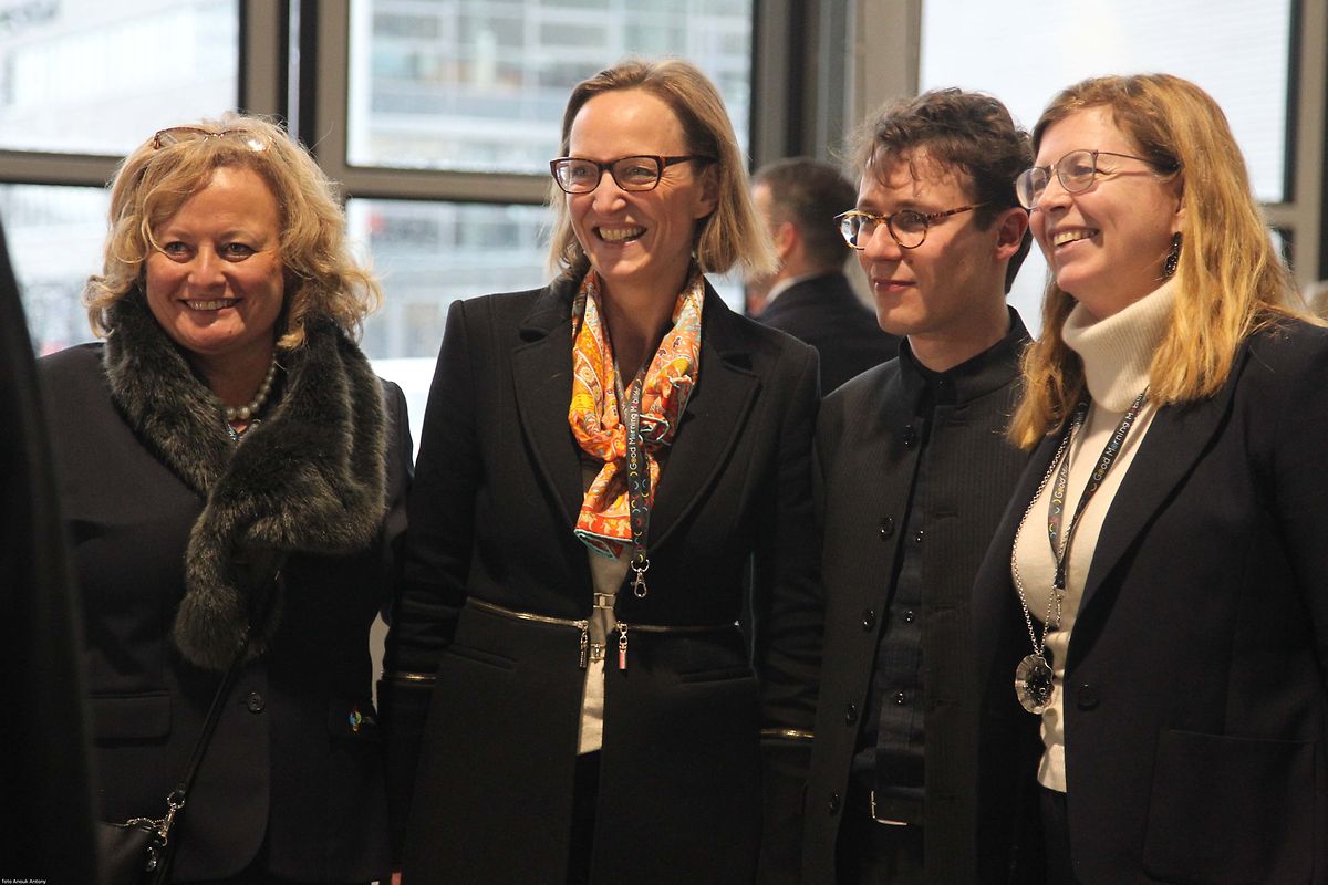 10.12.2017 Luxembourg, Kirchberg, Einweihung Tram, Tramsschienen, Mobilitéit , CFL, photo Anouk Antony