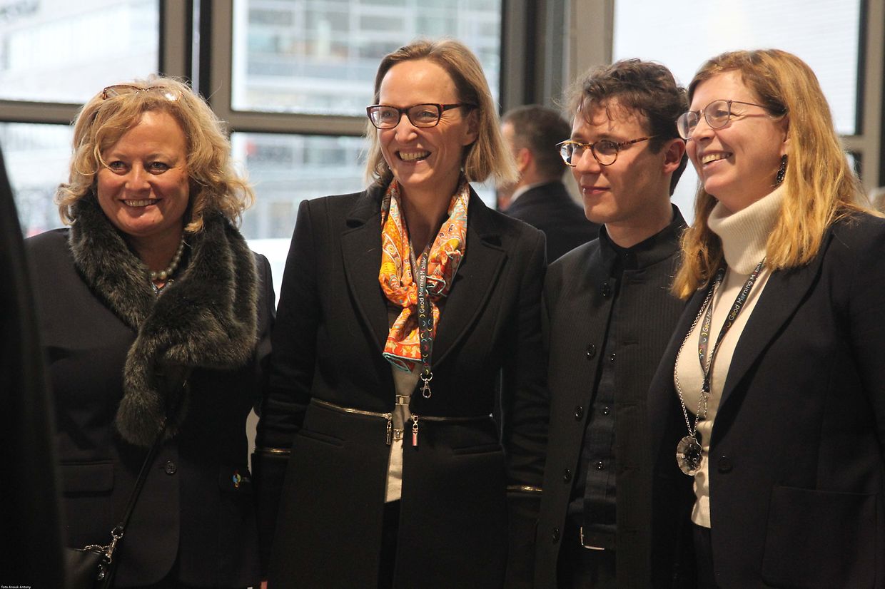 10.12.2017 Luxembourg, Kirchberg, Einweihung Tram, Tramsschienen, Mobilitéit , CFL, photo Anouk Antony