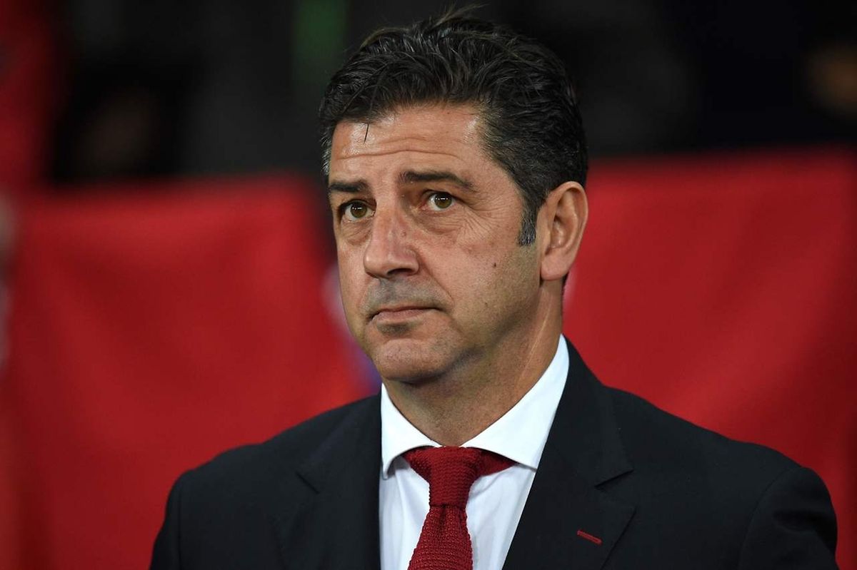 O treinador do Benfica, Rui Vitória.