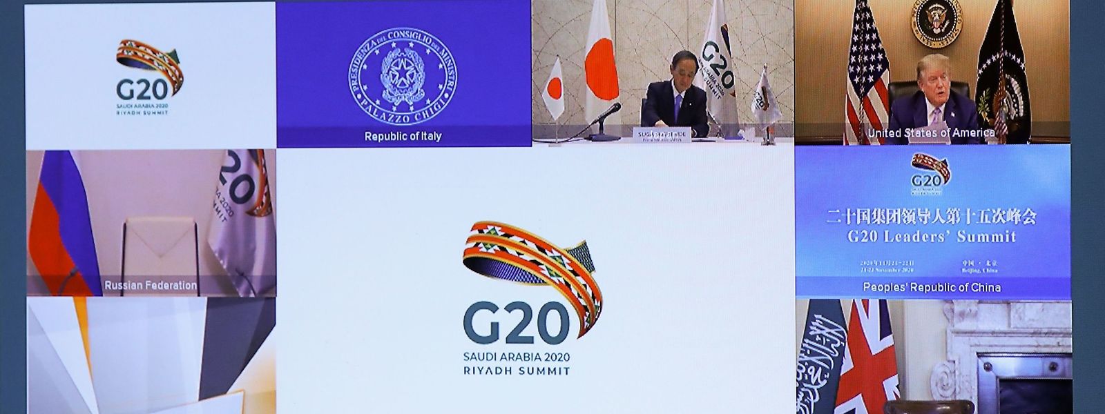 Reunião do G20 em formato virtual