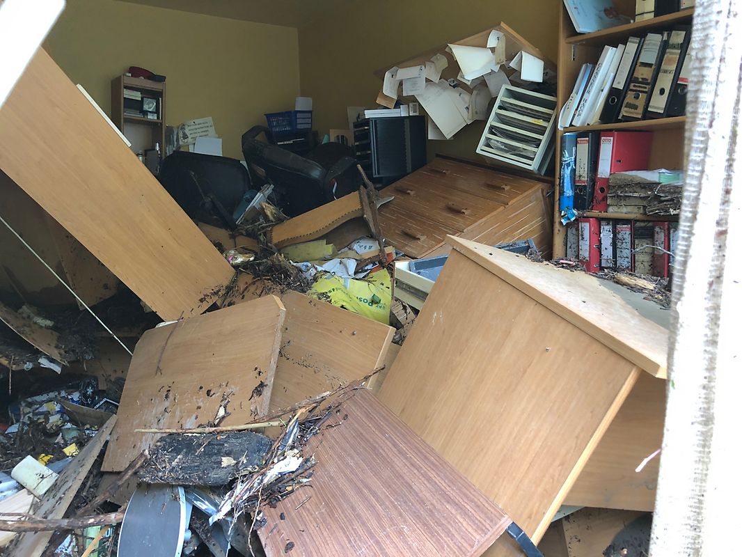 Das Hotel Le Cigalon in Müllerthal wurde schwer beschädigt.