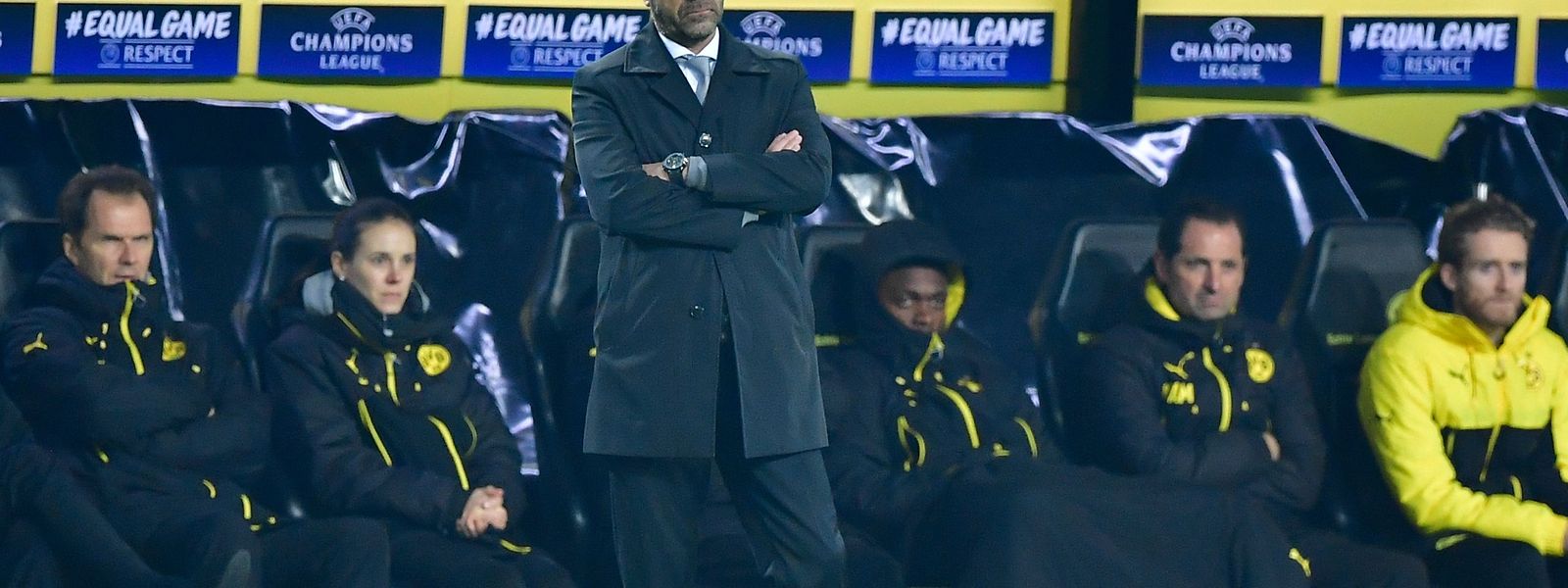 Trainer Peter Bosz muss um seinen Job bangen.
