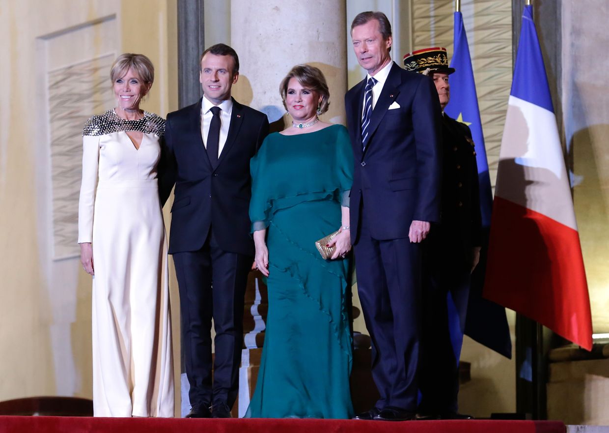 A visita oficial do Grão Duque Henri e da Grã-Duquesa Maria Teresa a França.