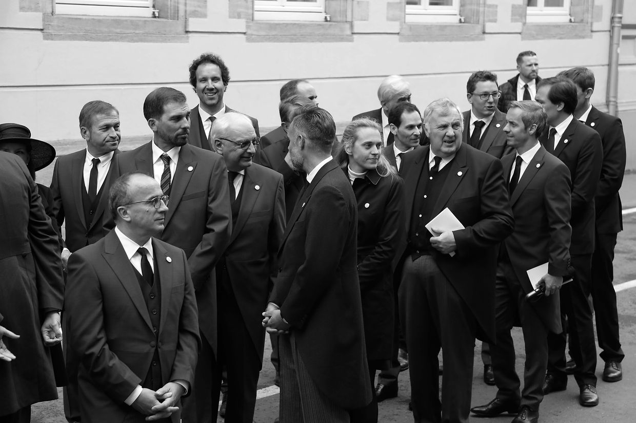 Lokales, Online, Kathedrale, Staatsbegräbnis Großherzog Jean, funérailles Grand-Duc Jean, Eingang Kathedrale, Foto: Anouk Antony/Luxemburger Wort