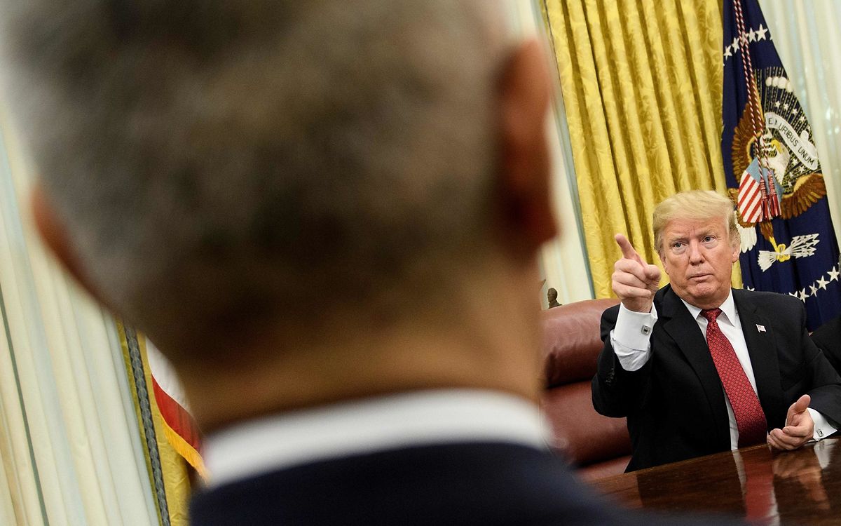 Trump gibt China die Schuld an der Eskalation.