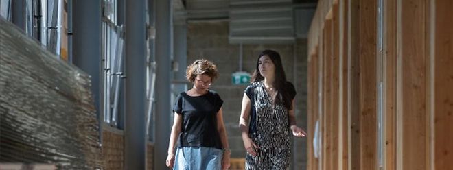 Im 1535 wurden die Büros in einer ehemaligen Werkshalle gebaut. So entsteht der Eindruck als flaniere man durch eine Kleinstadt.