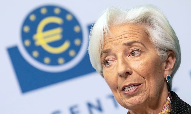 Christine Lagarde, the president of the European Central Bank