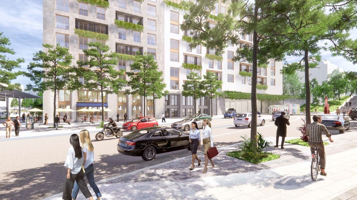 So stellen sich die Konzeptentwickler die künftige Stäreplaz und ihre Umgebung vor.