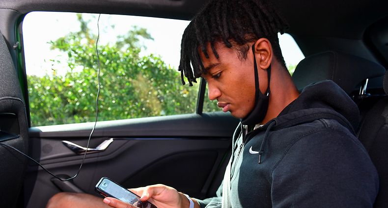 Jordan Neves von der Lunex-University - Skoda Tour de Luxembourg 2020 - 3.Etappe Rosport/Schifflange 164,3 Km - Foto: Serge Waldbillig