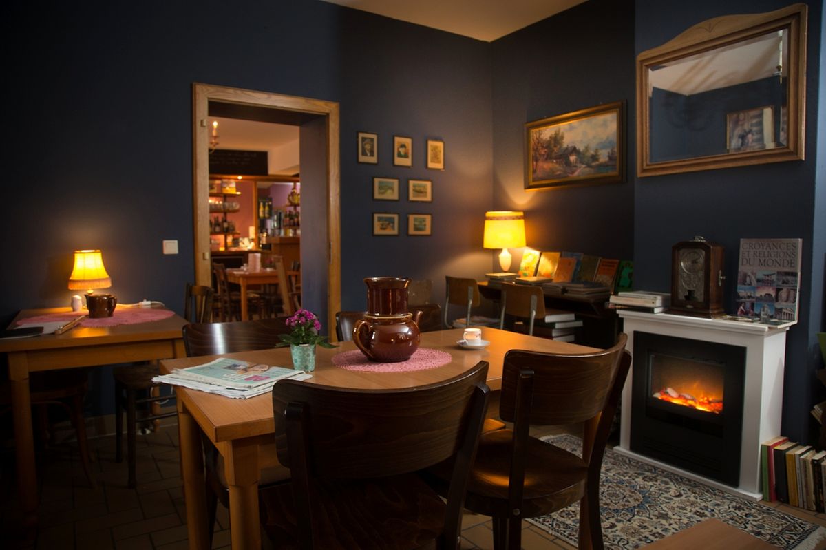 Cafe le Bovary in Weimerskirch has lots of snug spots in which to browse through a book 